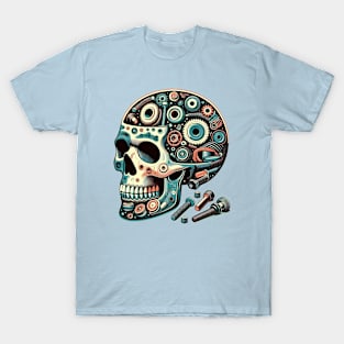 Mechanical Skull T-Shirt